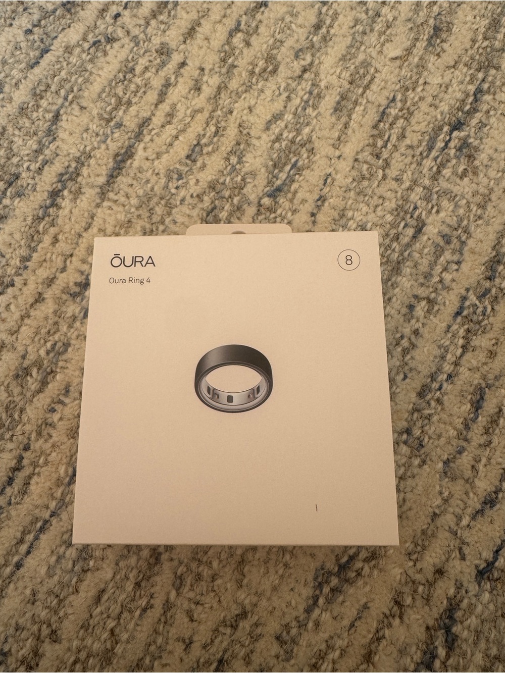 Brand New Oura Ring 4, Stealth, Size 8 (unopened)